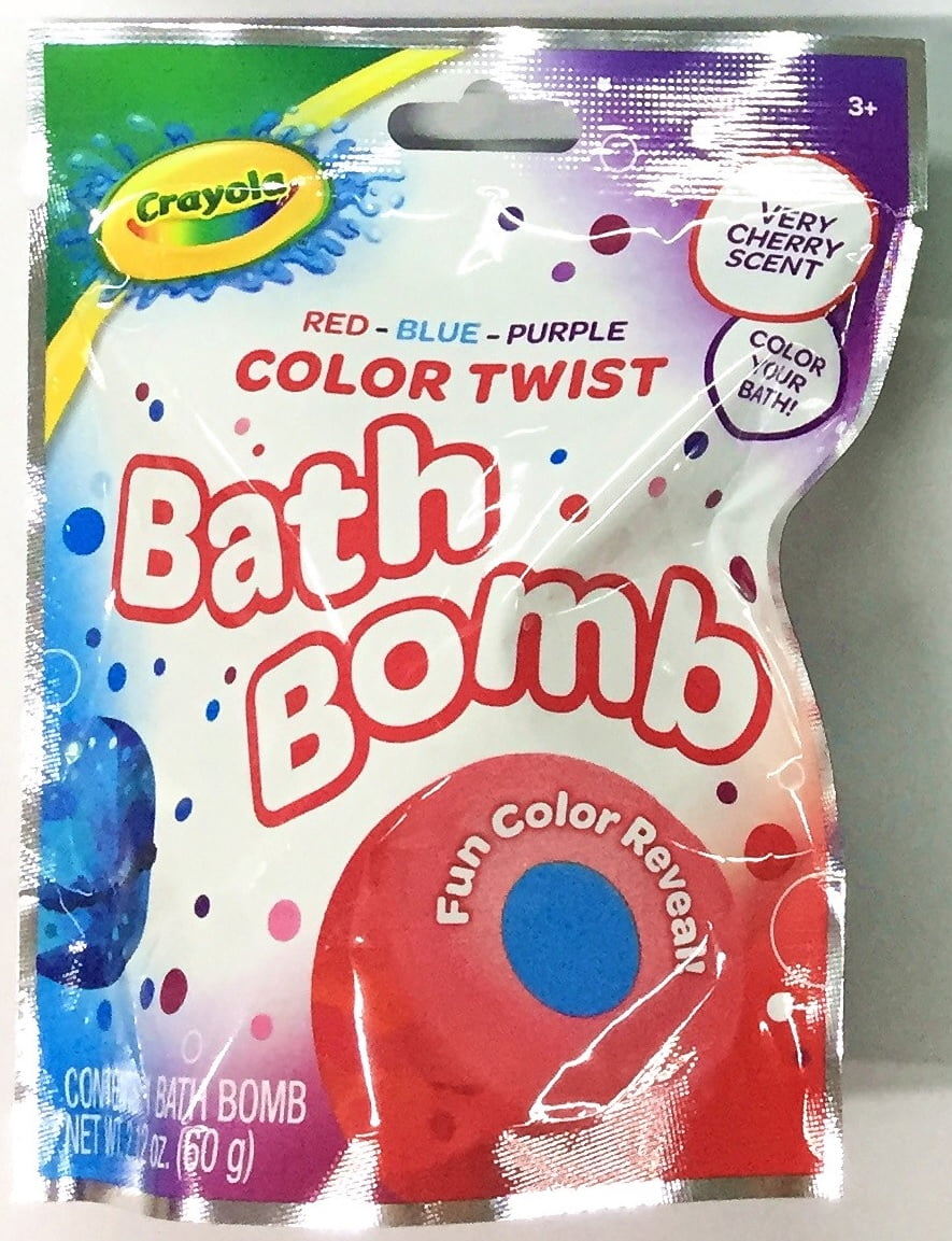 Crayola Jumbo Red Fizzie Bath Bomb