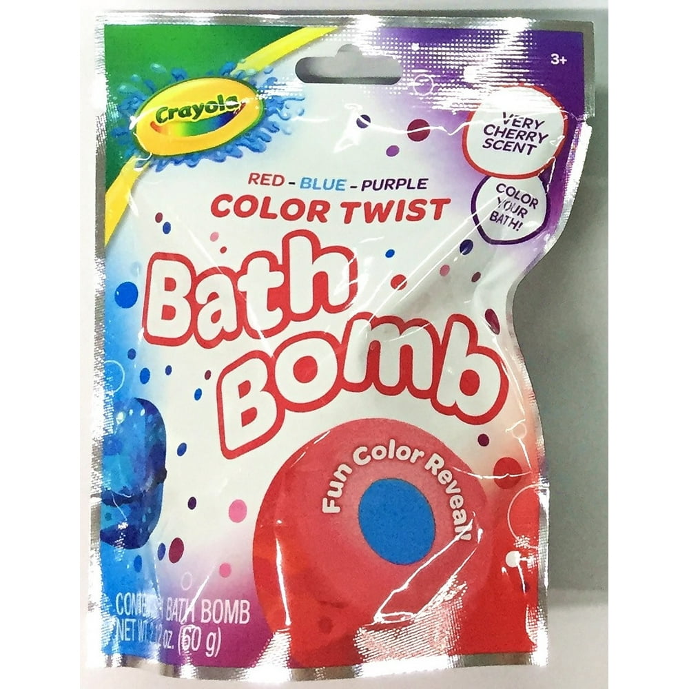 Crayola Jumbo Red Fizzie Bath Bomb
