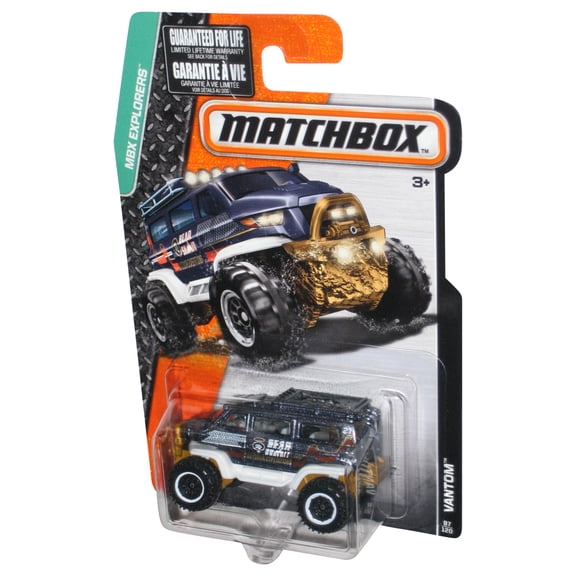 Matchbox MBX Explorers (2015) Mattel Black Vantom Toy Truck 87/120