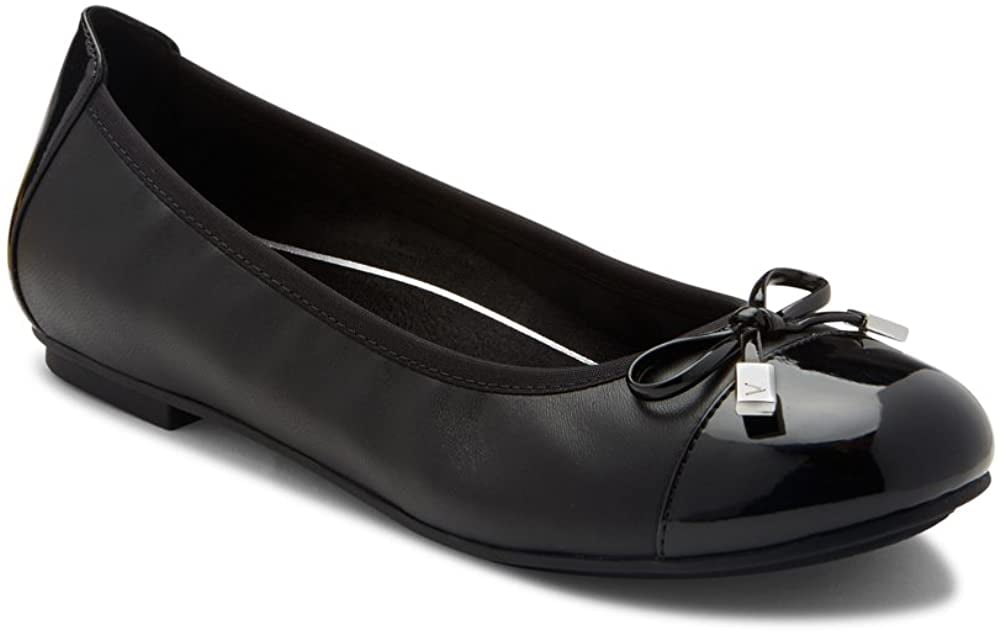 vionic minna ballet flat black