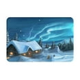 thumbnail image 2 of Goofa 16"x24" Inches Mountain Cottage In Snow Doormats for Outdoor Entrance - Non-Slip Welcome Mat, Heavy Duty Door Mats Outdoor, Spring Doormat, 2 of 9