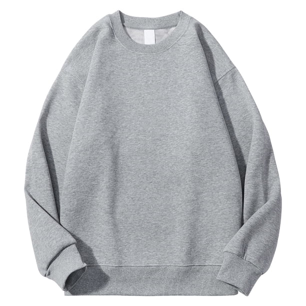 pstuiky Camisas para hombre de manga larga, Sudadera con capucha informal para hombre, color sólido, terciopelo de 420 g, cálida y holgada, con capucha de manga larga camisetas de hombre xxl