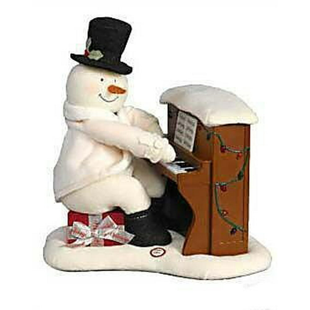 Hallmark 2005 Piano Playing Snowman Techno Plush Animated Singing 