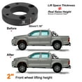thumbnail image 4 of Unique Bargains 2.5inch Front Suspension Leveling Lift Kit for GMC 1500 4WD 2007-2017, 4 of 10