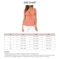 thumbnail image 5 of Camisa con cuello en V para mujer,Camisas con hombros descubiertos para mujer Camisas con cordones y hombros descubiertos para mujer Camisas para mujer Tops muy versátiles, 5 of 5