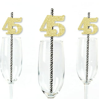 126 Pieces Make Your Own Banner Kit - DIY Banner with Gold Glitter Letters  A-Z, Numbers 0-9, Hearts, Stars, and 3 Strings