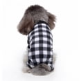 thumbnail image 2 of Zhongxinda Dog Shirt For Small Dogs Cotton Sleepwear Comfortable Plaid Clothing Coat For French Bull Dog Puppy Autumn & Winter, 2 of 6