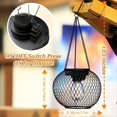 thumbnail image 2 of 2 Piezas Linternas Solares Al Aire Libre Luces Solares Colgantes Iluminación LED Decorativa Luz de Árbol Impermeable de Metal, 2 of 5