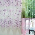 thumbnail image 2 of Beau 3 Couleurs Floral Voile Porte Fenêtre Rideau Drapé Panneau Pure Écharpe Valances, 2 of 9