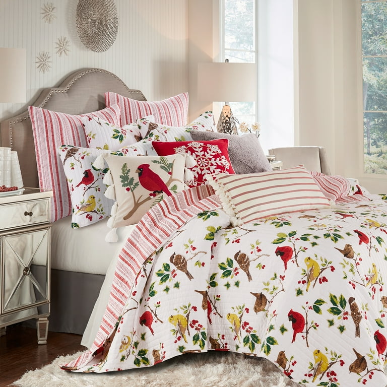 Living & Co 3 Piece Reversible Comforter Set Wildflower Queen