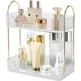thumbnail image 1 of Countertop storage cosmetics rack skin care storage rack transparent skin care storage rack bathroom dressing table storage rack cosmetics storage rack perfume dressing table tray, 1 of 5
