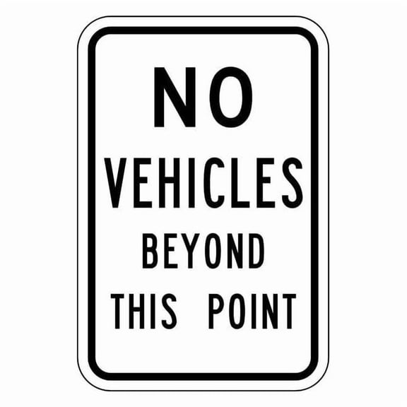 Lyle Non-Rflctv Traffic Safety Sign,18x12in SEC-006-12HA