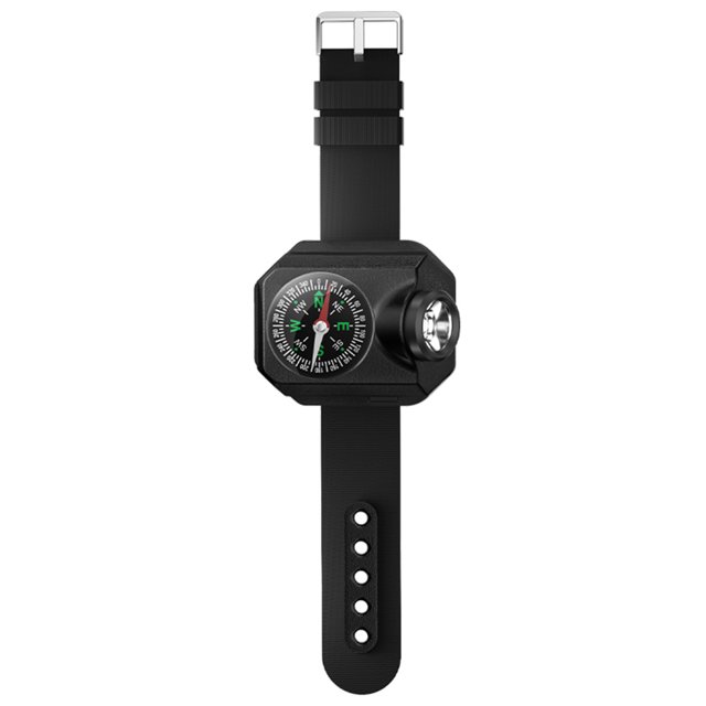 Linterna LED para reloj de pulsera linterna LED para muñeca linterna de muñeca ligera recargable por USB resistente al agua IPX4 para ciclismo al aire libre