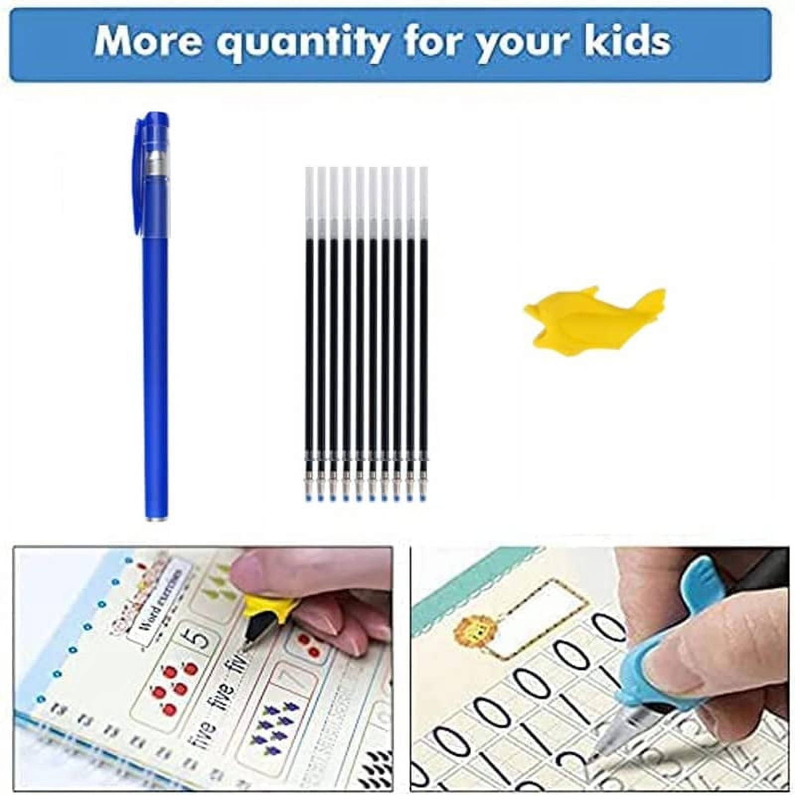 Magic Practice Copybook, Reusable Writing Practice Book, for Preschool Kids  Age 3-8 ​Calligraphy 7.8in×5.5in (4 Books with Pens) - Yahoo Shopping
