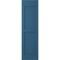thumbnail image 6 of 18"W x 41"H Americraft Two Equal Raised Panel Exterior Real Wood Shutters (Per Pair), Sojourn Blue, 6 of 10