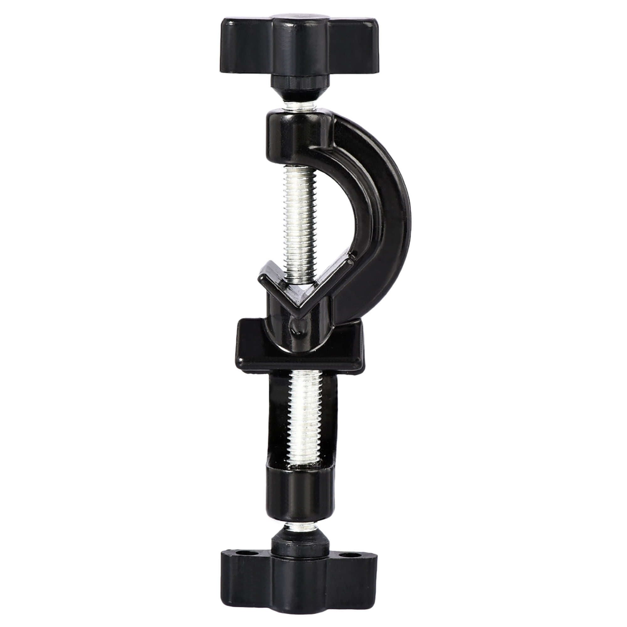 Lab Stand Clamp Holder, Clamps Fastener Right Angle Adjustable Clamps 23mm Max Opening Black