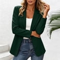 thumbnail image 5 of GUACER Womens Open Front Blazers Casual Business Solid Trendy Slim Long Sleeve Suit Coats, 5 of 5