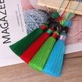thumbnail image 2 of U8MO Handwork Refinement Tassel DIY Silk Tassels Pendent Jewelry Accessory-deep green, 2 of 9