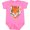 Raspberry, variant on Inktastic Tiger Head Boys or Girls Baby Bodysuit