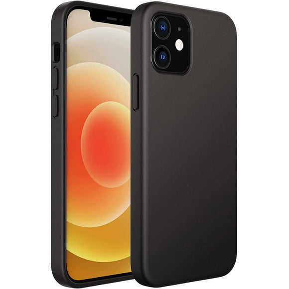 JETech Silicone Case for iPhone 12/12 Pro 6.1-Inch, Silky-Soft Touch Full-Body Protective Case, Shockproof Cover