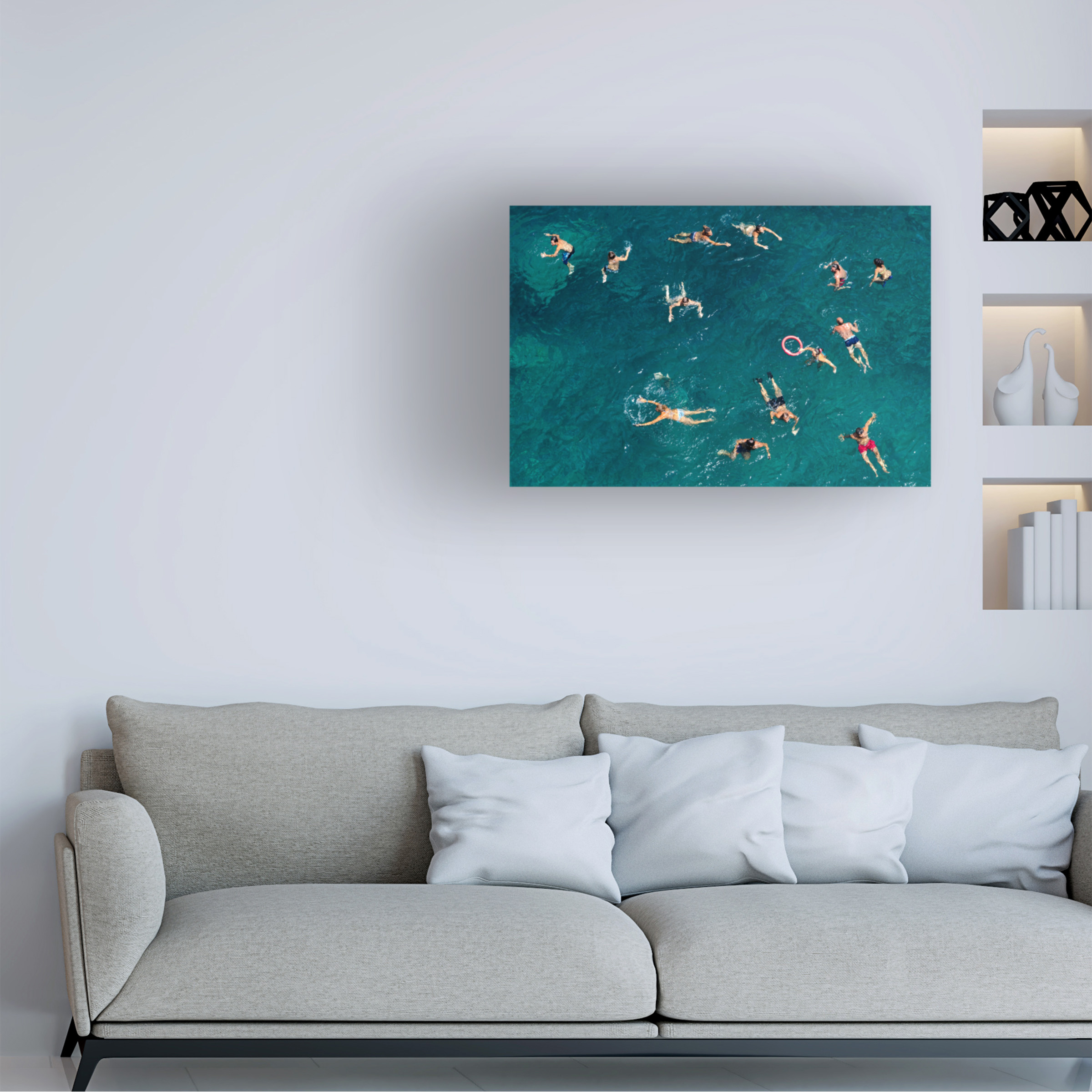 Carlo Tonti 'Swim' Canvas Art