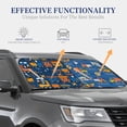thumbnail image 4 of Vsdgher Funny Steam Train Print Car Windshield Sun Shade, Reflective Sunshade Window Sunshade Sun Visor Protector Fit for Cars,Trucks,SUVs-Large, 4 of 6