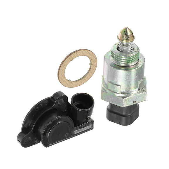 Unique Bargains 1 Set 25527077 Throttle Position Sensor TPS and Fuel Injection Idle Air Control Valve Kit for Chevrolet