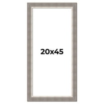 20x45 Frame Grey Real Wood Picture Frame Width 2.75 Inches | Interior Frame Depth 0.5 Inches |