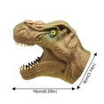 thumbnail image 2 of Dinosaur Hand Puppet Props, Soft Rubber Animal Head With Movable Mouth, Children's Christmas Birthday Party Gift, 2 of 4