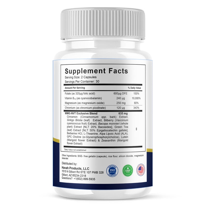 (2 Pack) Memopryl Advanced Brain Health Capsules, Memo Pryl Daily Nootropic Support (120 Capsules)