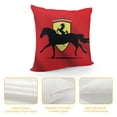 thumbnail image 4 of Orinice Horse Graphic Decorative Cushion Throw Pillow Cover for Home Couch Living Room Bed Sofa Pillowcase 24x24in, 4 of 5