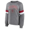 thumbnail image 2 of Women's Top of the World Heathered Gray Oklahoma Sooners Selected First Raglan Pullover Sweatshirt, 2 of 3