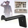 thumbnail image 2 of TIELUTT [Fashion Home] 2.8 Inch Hat Hooks Wall (Pack of 4) Cowboy Hat Rack Strong Hat Suitable for All Porch Hooks Bottle Hooks Suction Shower Holder Replacement Handles for and Pans Coat Hanger Rack, 2 of 8
