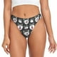 thumbnail image 1 of Fotbe Husky Tanga Sin Costuras para Mujer con Estampado – Panties Invisibles, Transpirables y Cómodos para Uso Diario-3X-Large, 1 of 6