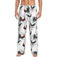 thumbnail image 2 of Lsque Cool Chicken Print Men's Pajama Pants, Lounge Pant - Comfortable Home Wear,Elastic Waistband, Stylish Design-Small, 2 of 9