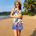 thumbnail image 3 of Disketp Not All Those Who Wander Are Lost para Vestido sin Mangas para Mujeres, Vestidos de Verano para Mujeres, Casual y Holgado para la Playa, 3 of 7