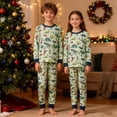 thumbnail image 5 of GENTABY Family Matching Pajama Sets, Long Sleeve Sleepwear Pjs for Couple Dinosaur Pjs, 5 of 7