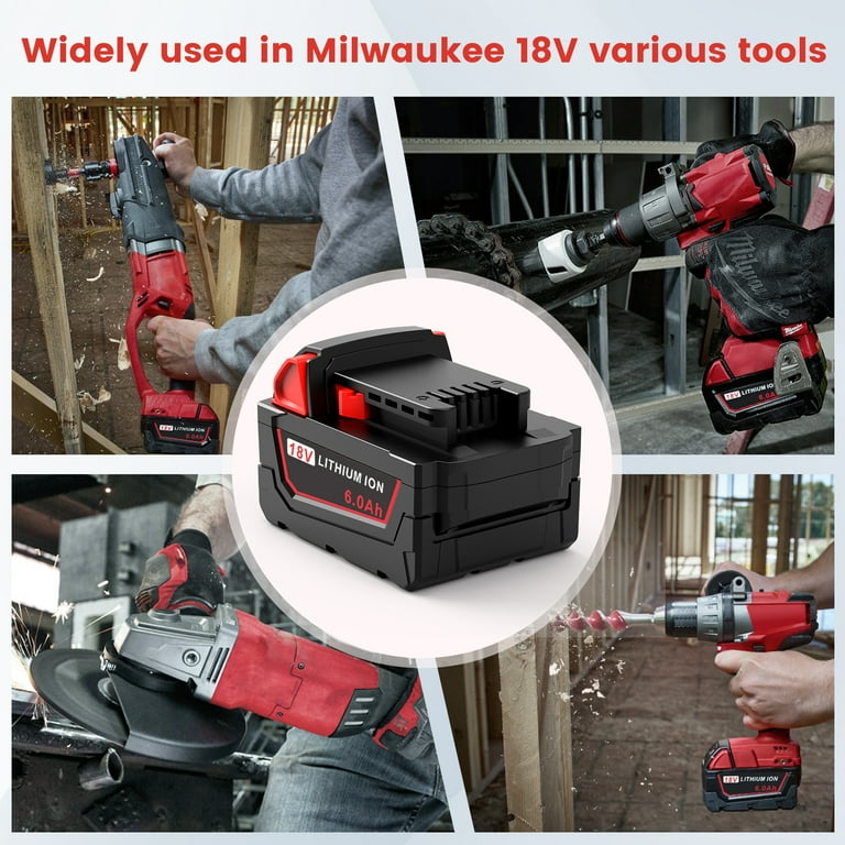 Milwaukee 18 volt 6.0 battery hotsell