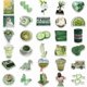 thumbnail image 2 of Green Plant Stickers Aesthetic 50pcs Waterproof Laptop Stickers Decals for Water Bottle Laptop Computer Skateboard Bumper,Aesthetic (Green Mood), 2 of 4