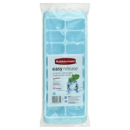 Ice Cube Collection - Rubbermaid Ice Cube Tray, Plastic, White