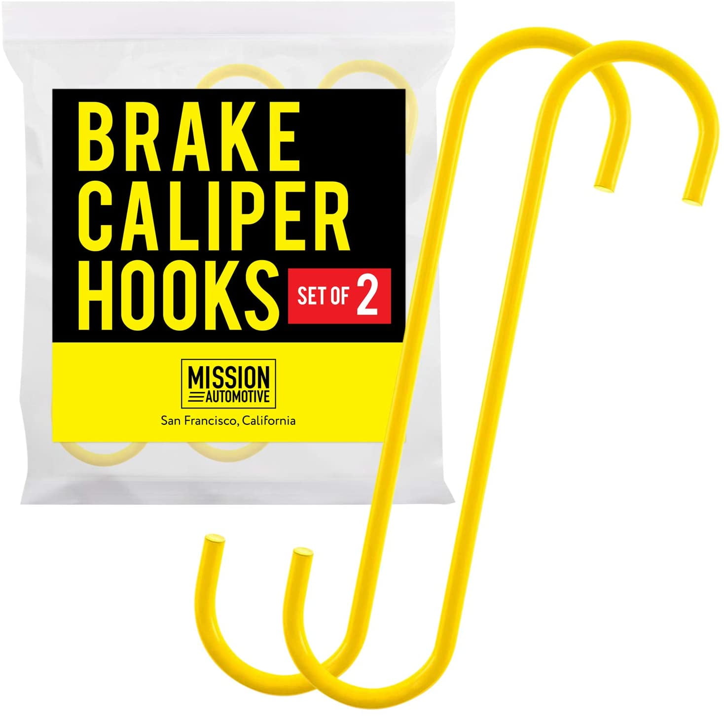 Black AutoXscan 2 Pieces Brake Caliper Hangers Brake Caliper Hook