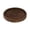 Brown, variant on Round Wooden Candle Tray Rustic Farmhouse Centerpiece for Pillar Candles Coffee Table Kitchen Counter Brown