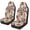 Cow Print with Bow, variant on HUISEFOR 2 Pack Camouflage Deer Car Seat Covers Breathable Comfortable Car Seat Covers Protector, Soft, Elastic, Easy to Installation, Universal Size Fit for Most Sedan SUV