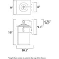 thumbnail image 2 of 4054WTBK Maxim Lighting Coldwater-One Light Outdoor Wall Mount in, 2 of 5