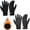 Black & Dark Gray, variant on REDESS Winter Gloves for Men and Women Touch Screen Knit Warm Black Gloves for Cold Weather 2 Pack