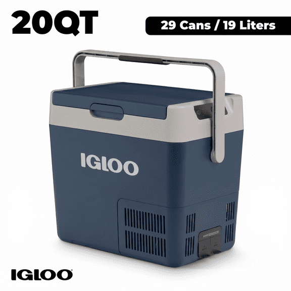 Igloo ICF 18 Active Electric Compressor Cooler, Rugged Blue