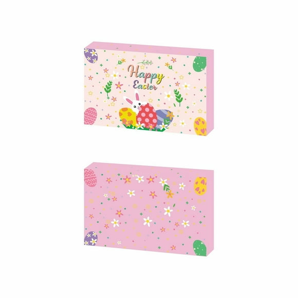 Binwennn Planificateurs de Mariage Fille pour Femmes 25 Œufs de Pâques Bouteille Carte de Vœux Enfants Échange de Classe Carte de Fête