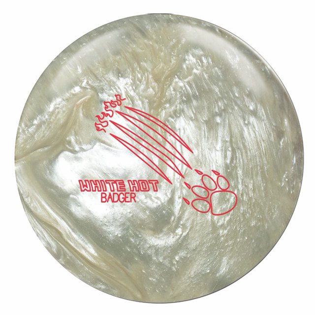 900 Global White Hot Badger Bowling Ball White/Pearl 14lbs