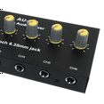 thumbnail image 5 of 6 Channel Audio Mixer Headphone Microphone Mic Amplifier Hub Distributor 6.35mm Jack 1/4 TRS Amplifier, 5 of 5