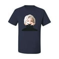 thumbnail image 2 of Wild Bobby, Hip Marilyn Monroe Portrait Classic Beauty Pose, Famous People, Men Graphic Tee, Navy, 3X-Large, 2 of 4